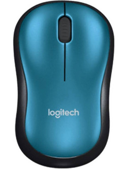 Logitech M185 Ασύρματο Mini Ποντίκι Blue