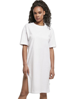 Urban Classics Midi Καθημερινό Φόρεμα Λευκό TB4091