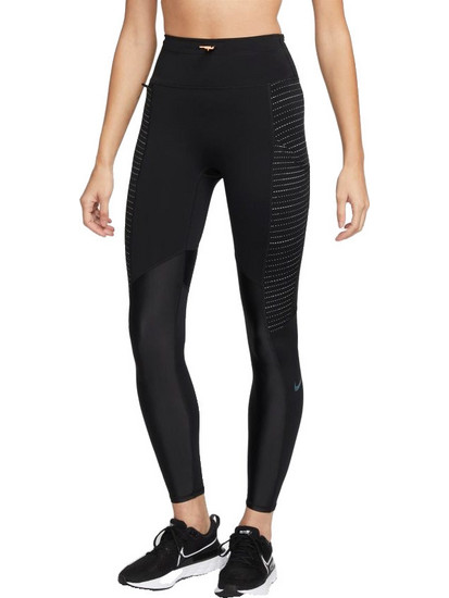 Nike Dri-FIT Run Division Epic Luxe Γυναικείο Κολάν Μακρύ Ψηλόμεσο Μαύρο DD6855-010