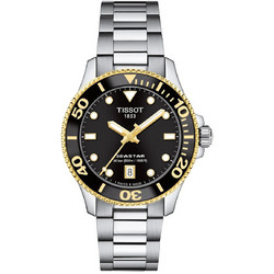 Tissot Seastar 1000 Ανδρικό Ρολόι με Ασημί Μεταλλικό Μπρασελέ T120.210.21.051.00