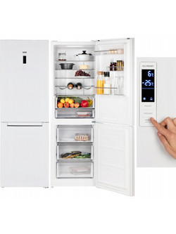 MPM MPM-357-FF-31W/AA Ψυγειοκαταψύκτης 323lt No Frost Υ185cmxΠ60cmxΒ69cm Λευκό