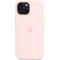 Apple Silicone Case with MagSafe Back Cover LIght Pink (iPhone 15)