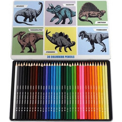 Rex London Dinosaurs Κασετίνα Ξυλομπογιές Σετ 36τμχ