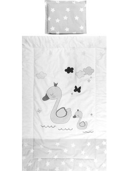 Lorelli Swan Σετ Κούνιας Grey 3τμχ