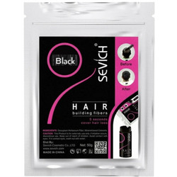 Sevich Hair Building Black Κάλυψη Αραίωσης Μαλλιών Νανοΐνες 50gr