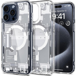 Spigen Ultra Hybrid MagFit Back Cover Zero One White (iPhone 15 Pro)