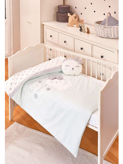 BiBaby Cute Cat Σετ Κούνιας Mint 4τμχ