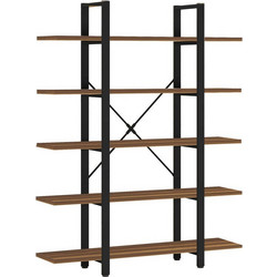 Pakoworld Esthon Βιβλιοθήκη 120x28x180cm 197-000228