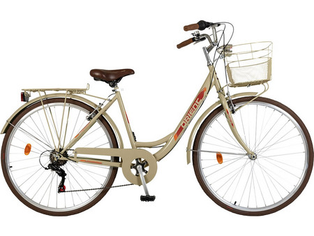 Orient Bikes City Classic 2024 Γυναικείο Ποδήλατο Πόλης 28" με 6 Ταχύτητες Μπεζ