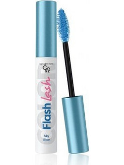 Golden Rose Flash Lash Colored 03 Sky Blue Mascara για Μήκος & Καμπύλη 9ml