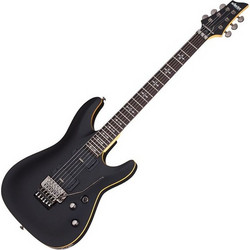 Schecter Demon-6 Ηλεκτρική Κιθάρα ST Style με Μαγνήτες HH & Ταστιέρα Wenge Aged Black Satin