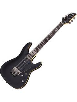 Schecter Demon-6 Ηλεκτρική Κιθάρα ST Style με Μαγνήτες HH & Ταστιέρα Wenge Aged Black Satin