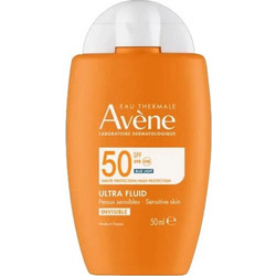 Avene Ultra Fluid Invisible Αντηλιακό Γαλάκτωμα Προσώπου SPF50+ 50ml