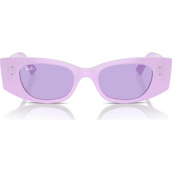 Ray-Ban RB4427 67581A Γυναικεία Γυαλιά Ηλίου Πεταλούδα Κοκάλινα Ροζ με Μωβ Polarized Φακό