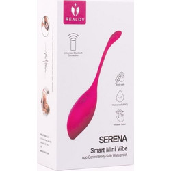 Realov Serena Smart Mini Διπλός Δονητής για Ζευγάρια με App Control Κόκκινος