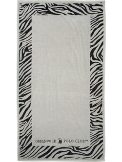 Greenwich Polo Club 3885 Πετσέτα Θαλάσσης Γκρι 90x170cm