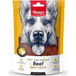 Wanpy Soft Oven Roasted with Beef Jerky Slices 100gr