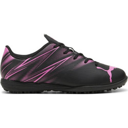 Puma Attacanto TT 107481-06 Παιδικά Ποδοσφαιρικά Παπούτσια με Σχάρα Μαύρα Ροζ