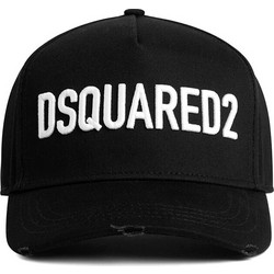 Dsquared2 Καπέλο Jockey Υφασμάτινο Μαύρο BCM066005C00001-M063