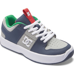 DC Lynx Zero Παιδικά Sneakers Λευκά Navy Μπλε ADBS100269-HN0