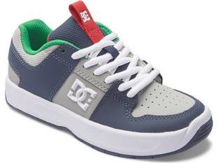 DC Lynx Zero Παιδικά Sneakers Λευκά Navy Μπλε ADBS100269-HN0
