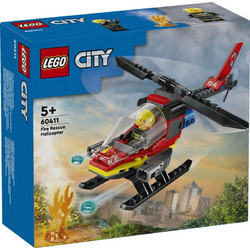 Lego City Fire Rescue Helicopter για 5+ Ετών 60411