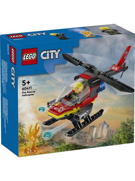Lego City Fire Rescue Helicopter για 5+ Ετών 60411