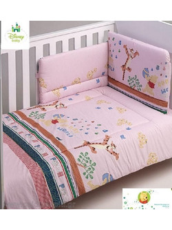 Bebecor Winnie The Pooh Σετ Κούνιας Pink 3τμχ