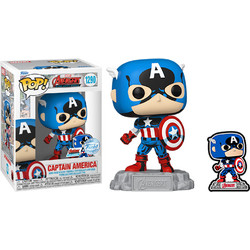 Funko Pop! Marvel Avengers 1290 Captain America Special Edition