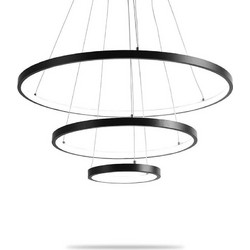 Home Lighting Κρεμαστό Φωτιστικό Οροφής Τρίφωτο LED Μαύρο L2003 693-HOM-L2003