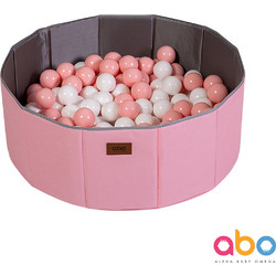 Abo Αναδιπλούμενη Πισίνα με 200 Μπαλάκια Pink