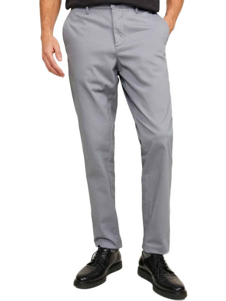 Jack & Jones Marco Ανδρικό Παντελόνι Chino Ελαστικό Κανονική Εφαρμογή Γκρι 12150148