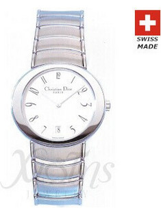 Dior Dandy Γυναικείο Ρολόι με Ασημί Μεταλλικό Μπρασελέ D76100