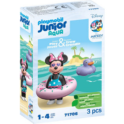Playmobil 1-2-3 Junior Aqua Minnie Mouse Βουτιές για 1-4 Ετών 71706