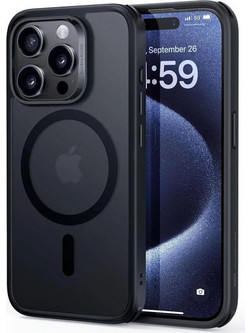 ESR CH Halolock Back Cover MagSafe Frosted Black iPhone 15 Pro Max)