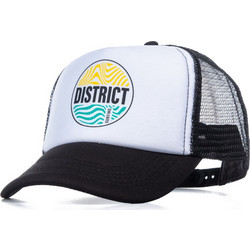 District75 Ανδρικό Καπέλο Jockey με Δίχτυ Snapback Υφασμάτινο Μαύρο 124UCP-130-091