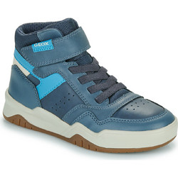 Geox Perth Παιδικά Sneakers Μποτάκια Μπλε J367RF0MEFUC4B4S