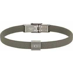 Breil Ανδρικό Βραχιόλι Χειροπέδα από Δέρμα TJ2402