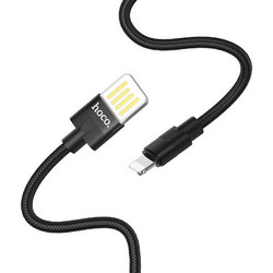 Hoco U55 Braided USB-A to Lightning Cable 1.2m Black HC-U55LBK