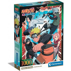 Puzzle Clementoni Compact Box High Quality Collection Naruto Shippuden 1000 Κομμάτια