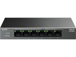 TP-Link LS106LP Unmanaged L2 Switch με 4 Θύρες Ethernet 100Mbps και 2 SFP Θύρες