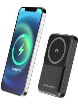 Awei P139K Wireless Magsafe Power Bank 10000mAh 22.5W Black
