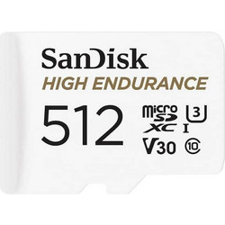 Sandisk High Endurance microSDXC 512GB Class 10