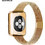 Sonique Milanese Slim Λουράκι Μεταλλικό Gold (Apple Watch 38 / 40 / 41mm)