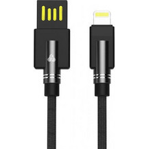 Powertech PTR-0063 Braided USB-A to Lightning Cable 1m Black PTR-0063