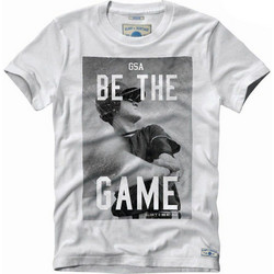GSA Ανδρικό Αθλητικό T-Shirt Λευκό 881620-02