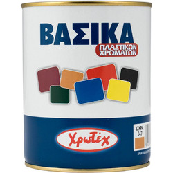 Χρωτέχ Βασικό Πλαστικό Χρώμα Μπλε 0.75lt