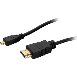 Turbo-X Καλώδιο HDMI Male to Micro HDMI Male 1.8m Black
