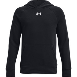 Under Armour Rival Παιδικό Φούτερ με Κουκούλα Μαύρο 1379792-001