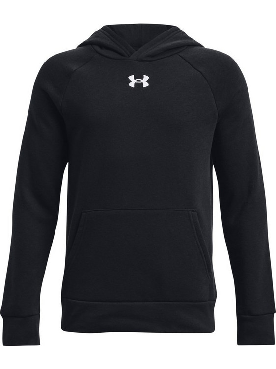 Under Armour Rival Παιδικό Φούτερ με Κουκούλα Μαύρο 1379792-001